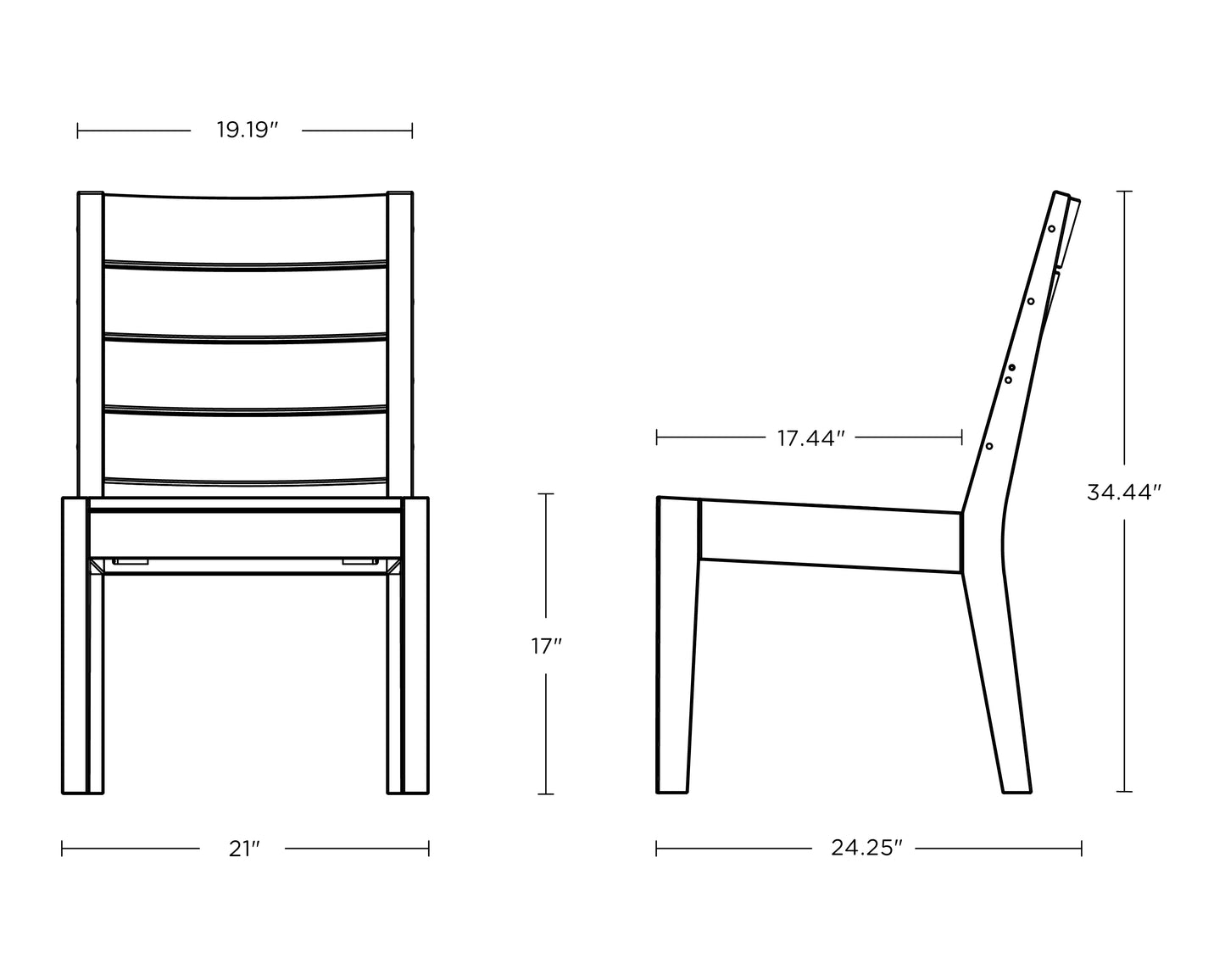 Latitude Dining Side Chair POLYWOOD