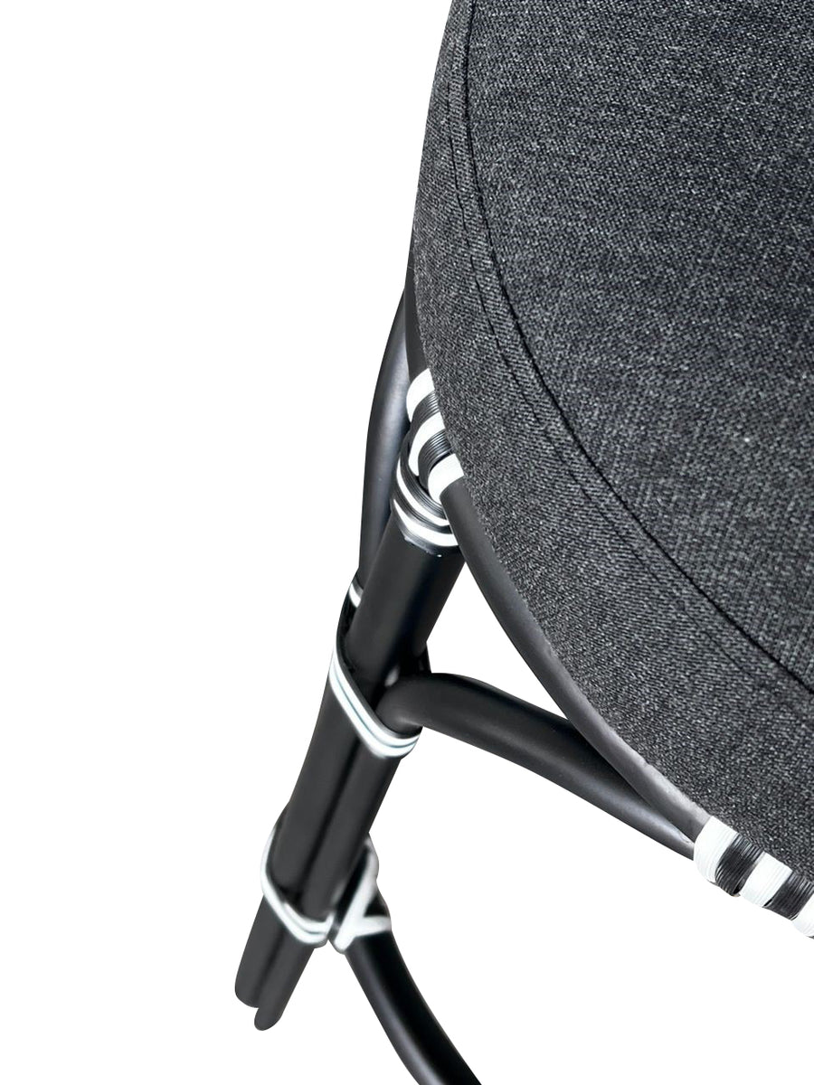 Black/white bar stool Outdoor Living Oahu