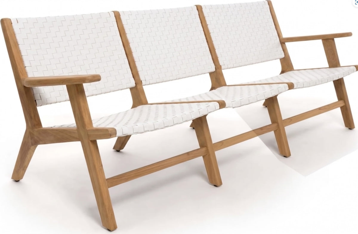 Hagen Sofa with teak arms