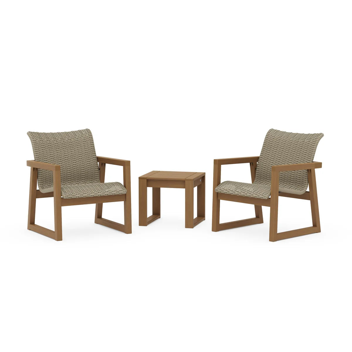 EDGE Woven 3-Piece Lounge Chair Seating Set