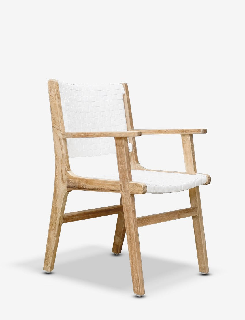 Hagen Armchair, Teak frame/All Weather Leather