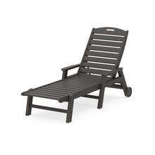Load image into Gallery viewer, Nautical Chaise with arms and wheels