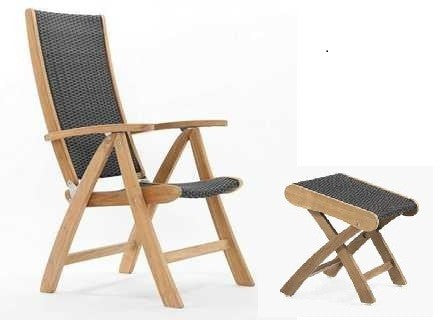 Carlson recliner and ottoman