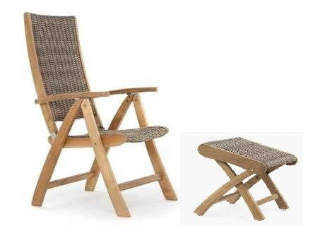 Carlson recliner and ottoman