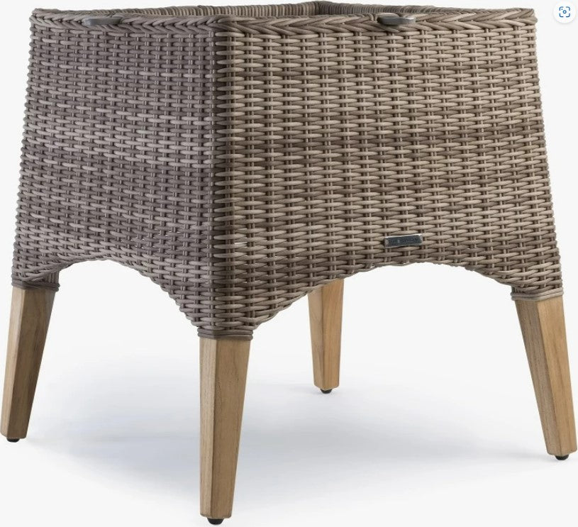 Tanzania Dining Table BASE ONLY - w/ Teak Legs (For 54" Round or 48" Square)