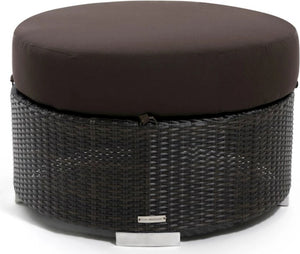 Tobago Round Coffee Table 24", with loops for cushion attachment