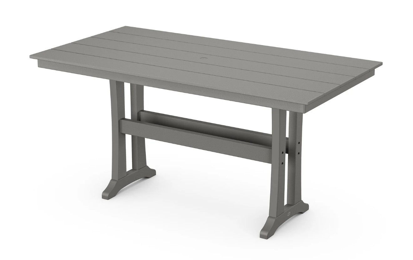 Farmhouse Trestle 37" x 72" Counter Table