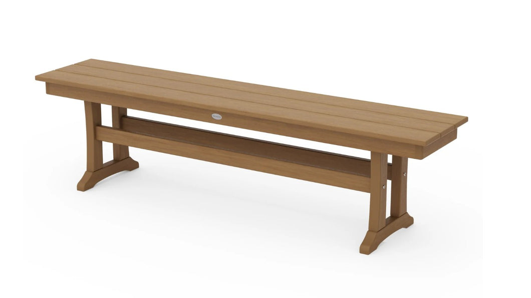 Farmhouse Trestle 65in Bench