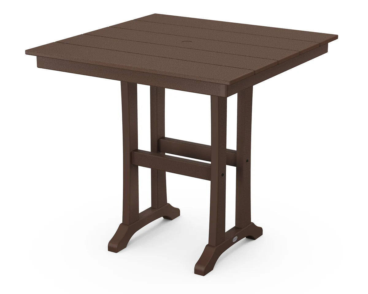 Farmhouse Trestle 37in Counter Table