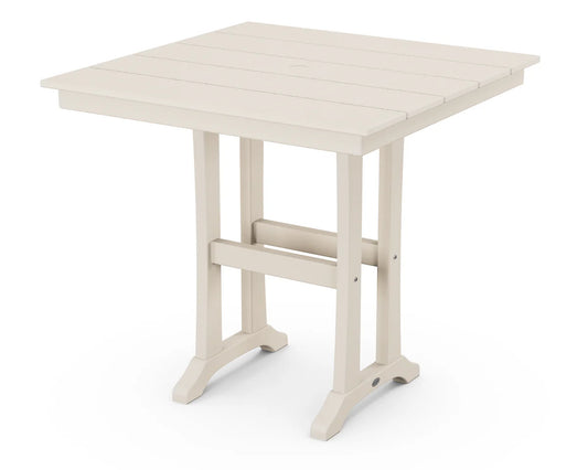 Farmhouse Trestle 37in Counter Table