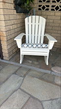 Load image into Gallery viewer, Nautical Curveback Adirondack Rocking Chair