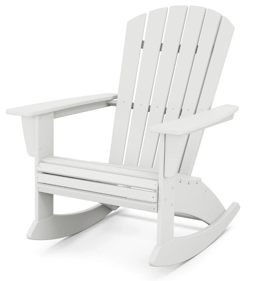 Nautical Curveback Adirondack Rocking Chair