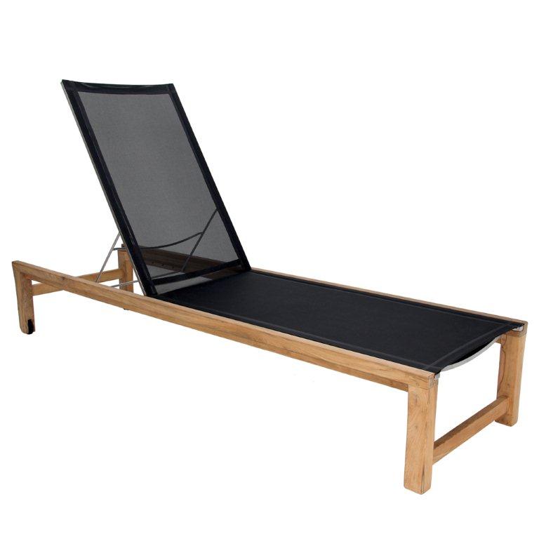 Newport Sunlounger, with wheels