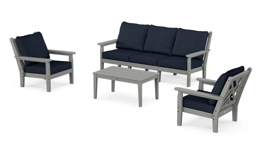 Chippendale 4-Piece Deep Seating Set with Sofa