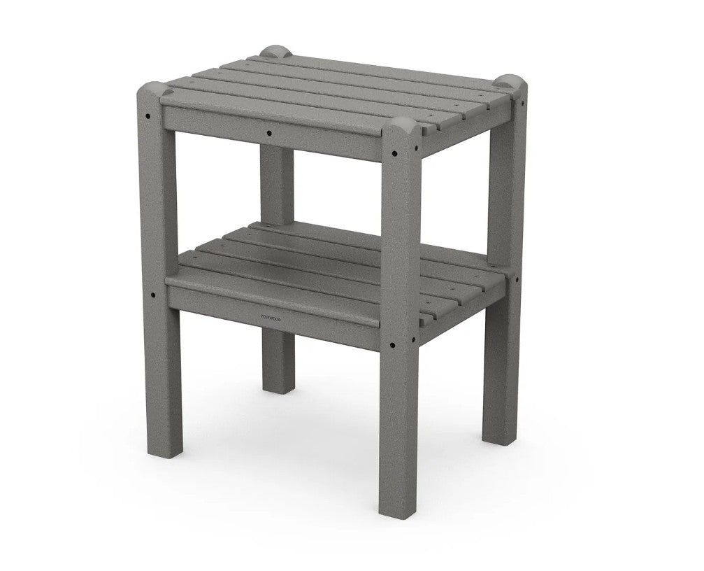 Two Shelf Side Table