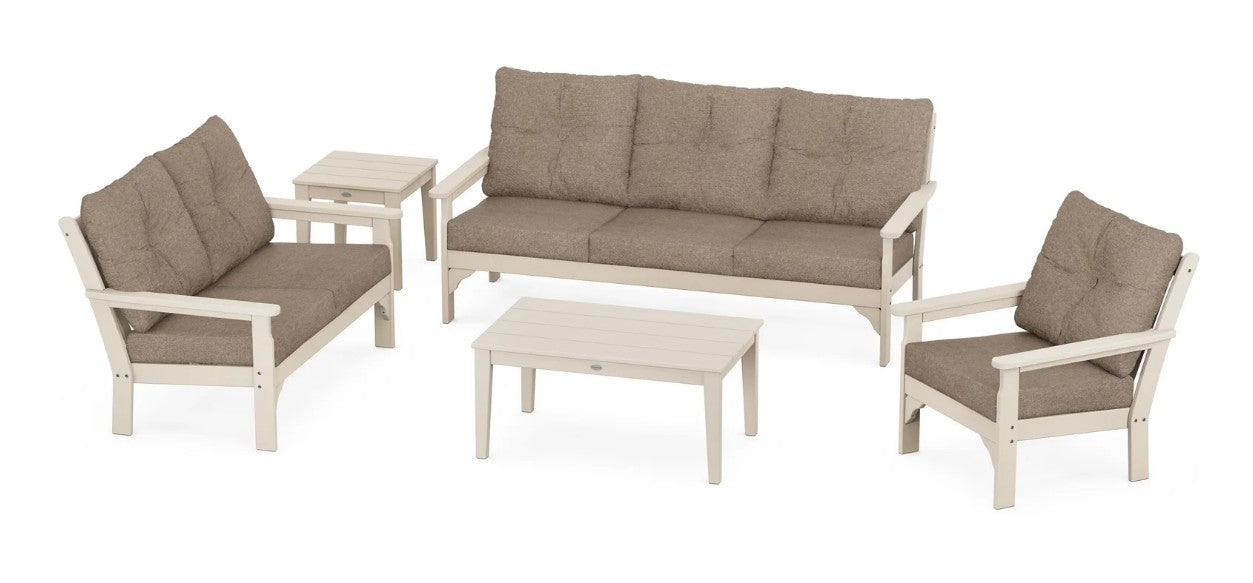 Vineyard 5 Piece Deep Seating Set