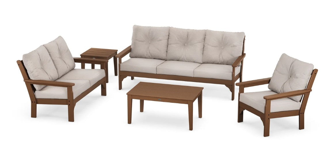 Vineyard 5 Piece Deep Seating Set