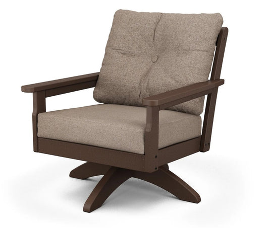 Vineyard Deep Seating Swivel Chair with standard cushion