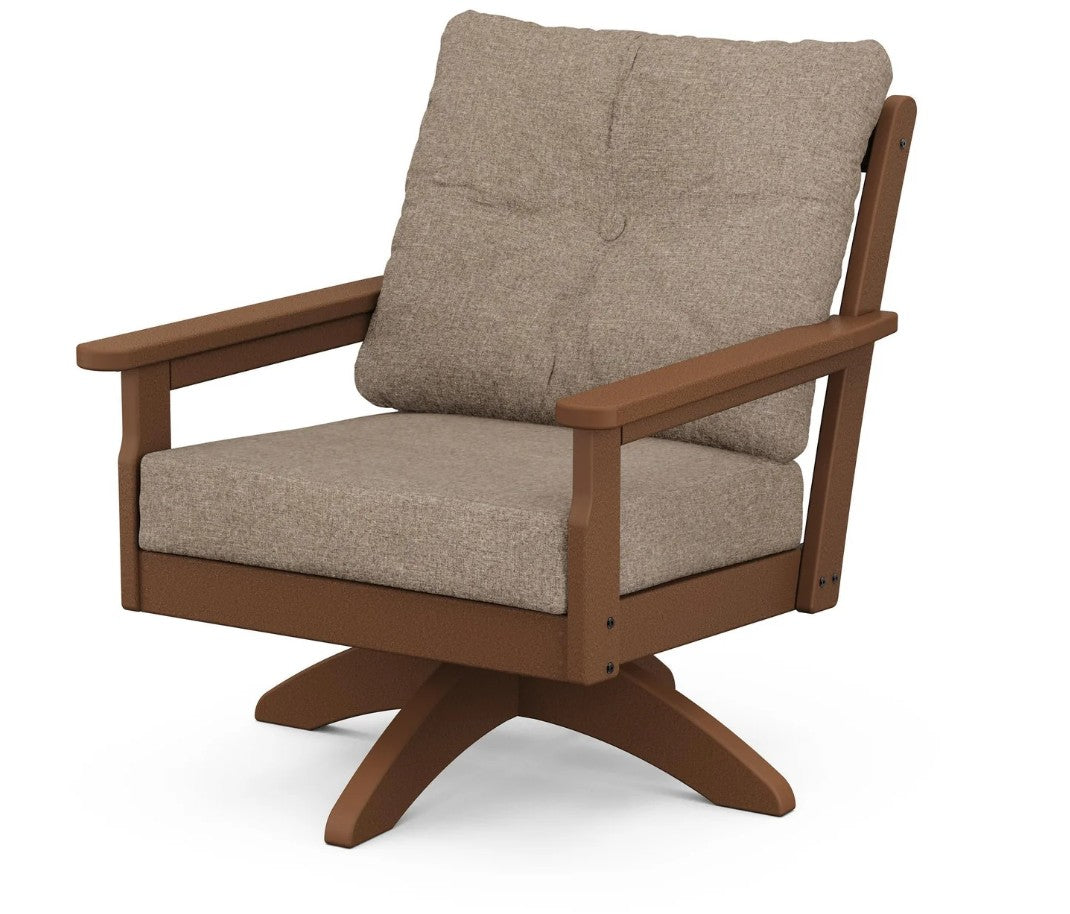 Vineyard Deep Seating Swivel Chair with standard cushion