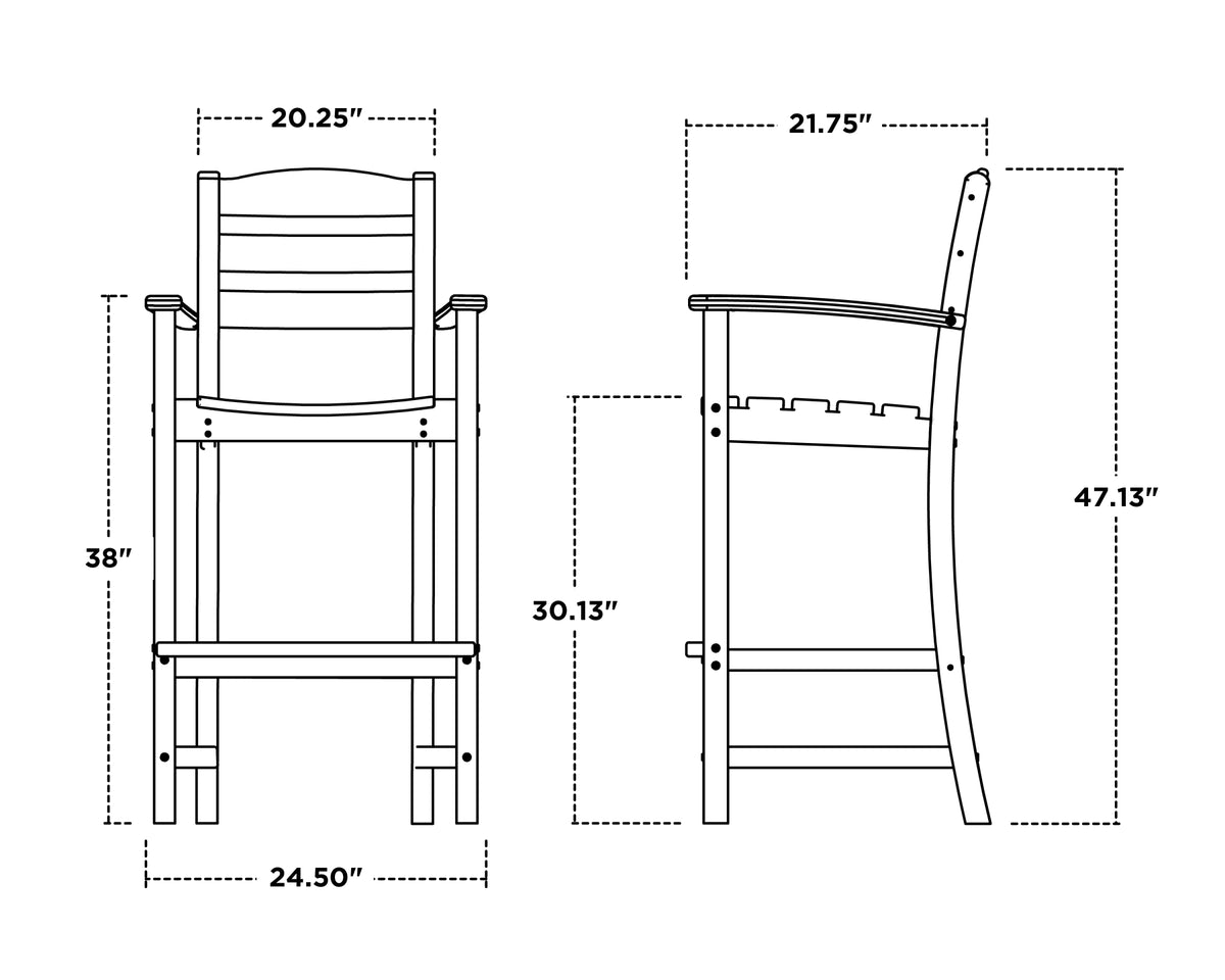 La Casa Café Bar Arm Chair