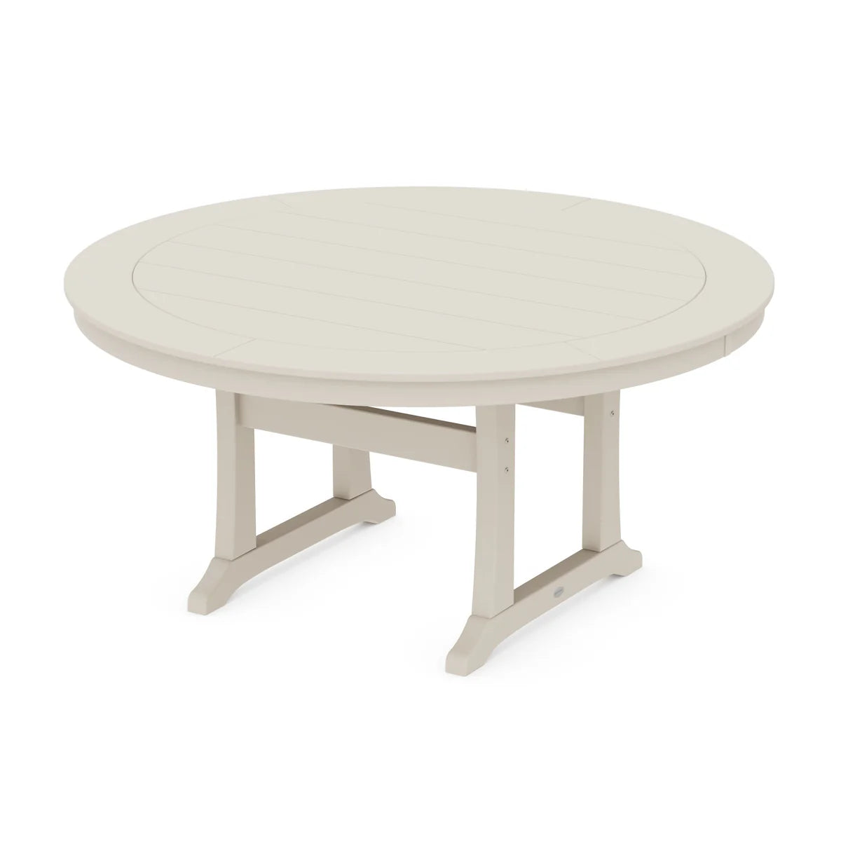 Nautical Trestle 60" Round Dining Table