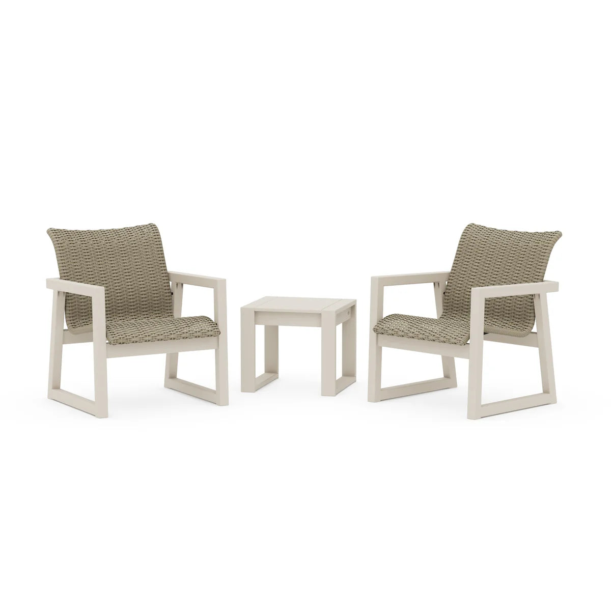 EDGE Woven 3-Piece Lounge Chair Seating Set