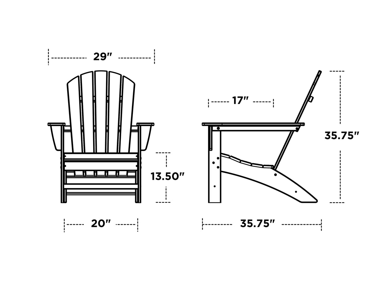 Nautical Adirondack Chair