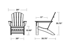 Load image into Gallery viewer, Nautical Adirondack Chair