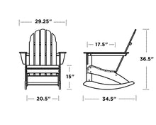 Load image into Gallery viewer, Vineyard Adirondack Rocking Chair
