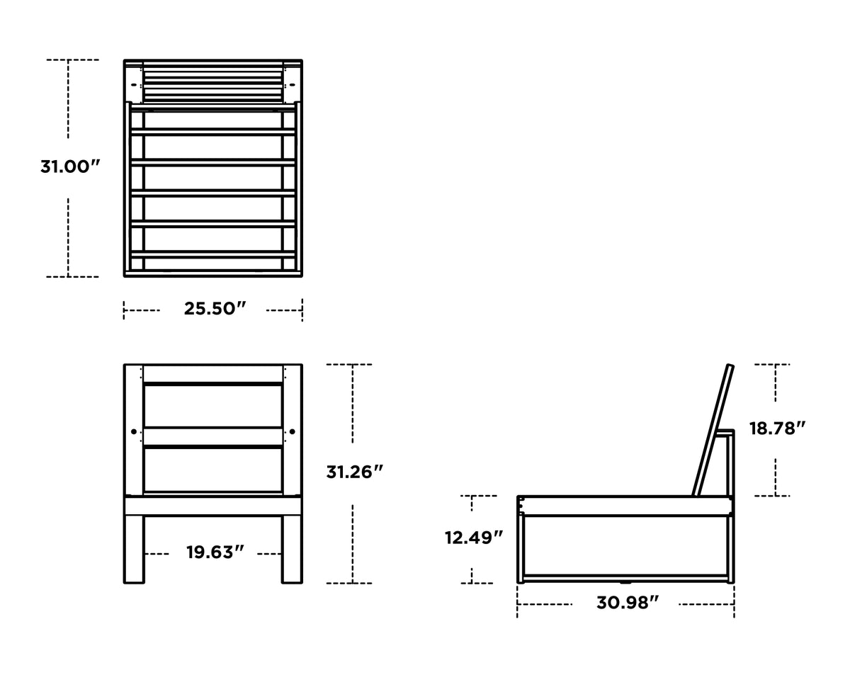 EDGE 5-Piece Modular Deep Seating Set