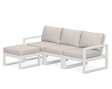 Load image into Gallery viewer, EDGE 4-Piece Modular Deep Seating Set with Ottoman