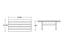 Load image into Gallery viewer, Farmhouse Trestle 37" x 72" Dining Table