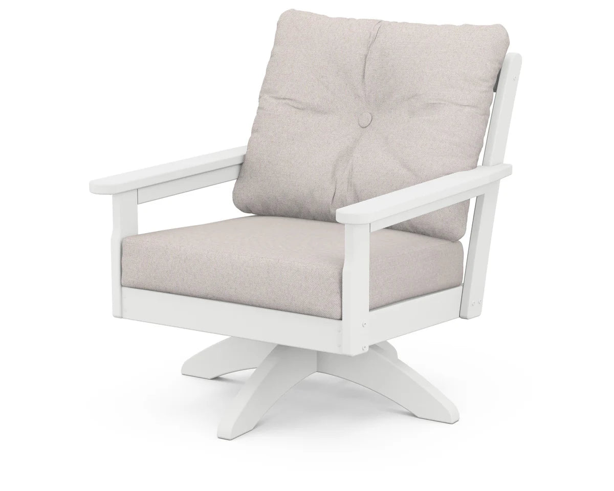 Vineyard Deep Seating Swivel Chair with standard cushion