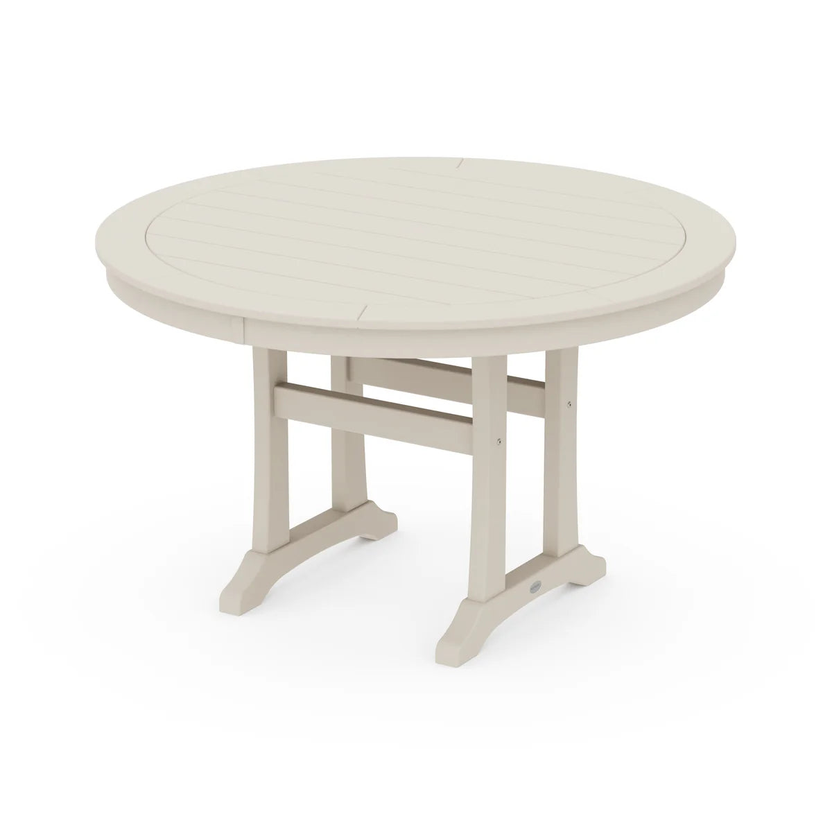 Nautical Trestle 48" Round Dining Table