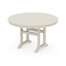 Load image into Gallery viewer, Nautical Trestle 48" Round Dining Table