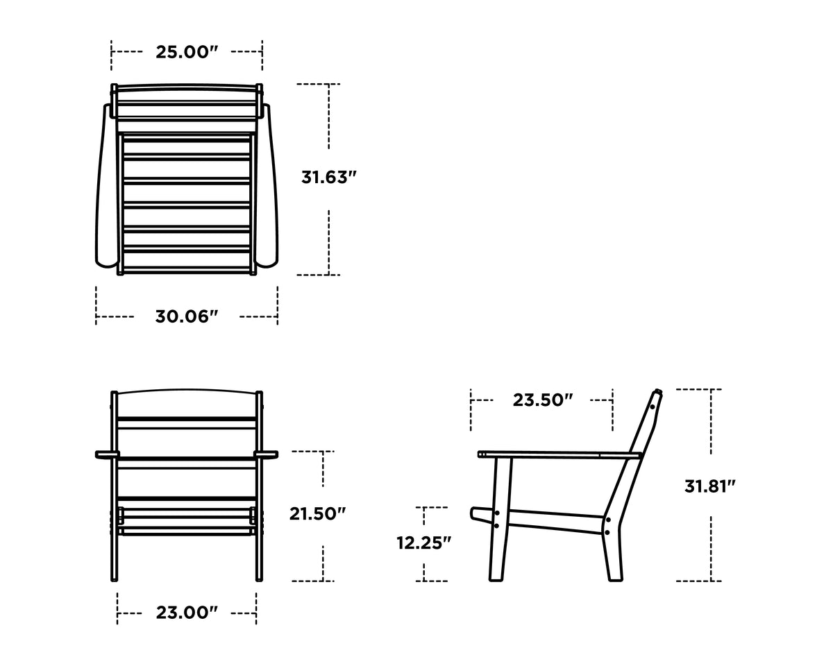 Lakeside 6-Piece Lounge Sofa Set