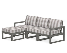 Load image into Gallery viewer, EDGE 4-Piece Modular Deep Seating Set with Ottoman