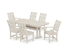 Load image into Gallery viewer, Wovendale 7-Piece Dining Set with Trestle Legs