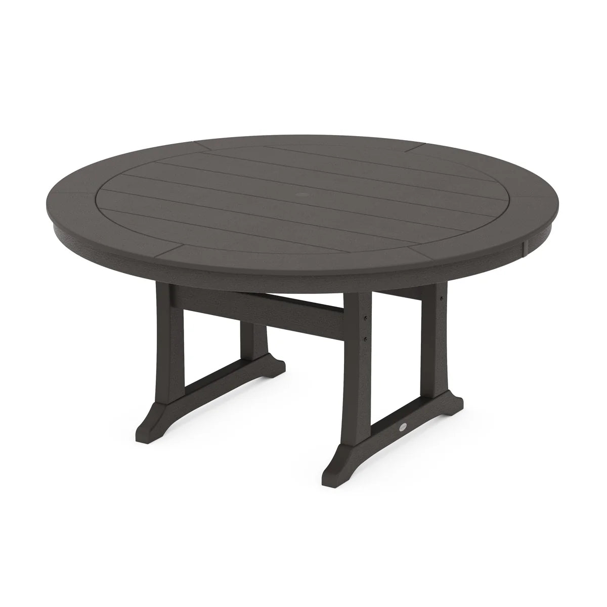 Nautical Trestle 60" Round Dining Table