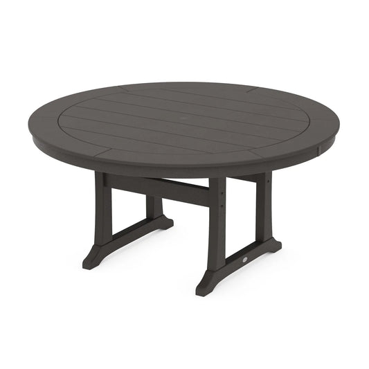 Nautical Trestle 60" Round Dining Table
