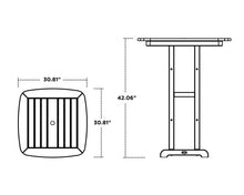 Load image into Gallery viewer, Nautical 31" Bar Table