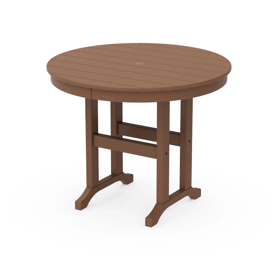 36in Round Farmhouse Dining Table