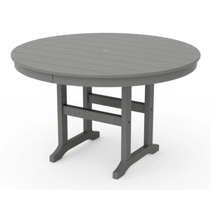 48" Round Farmhouse Dining Table