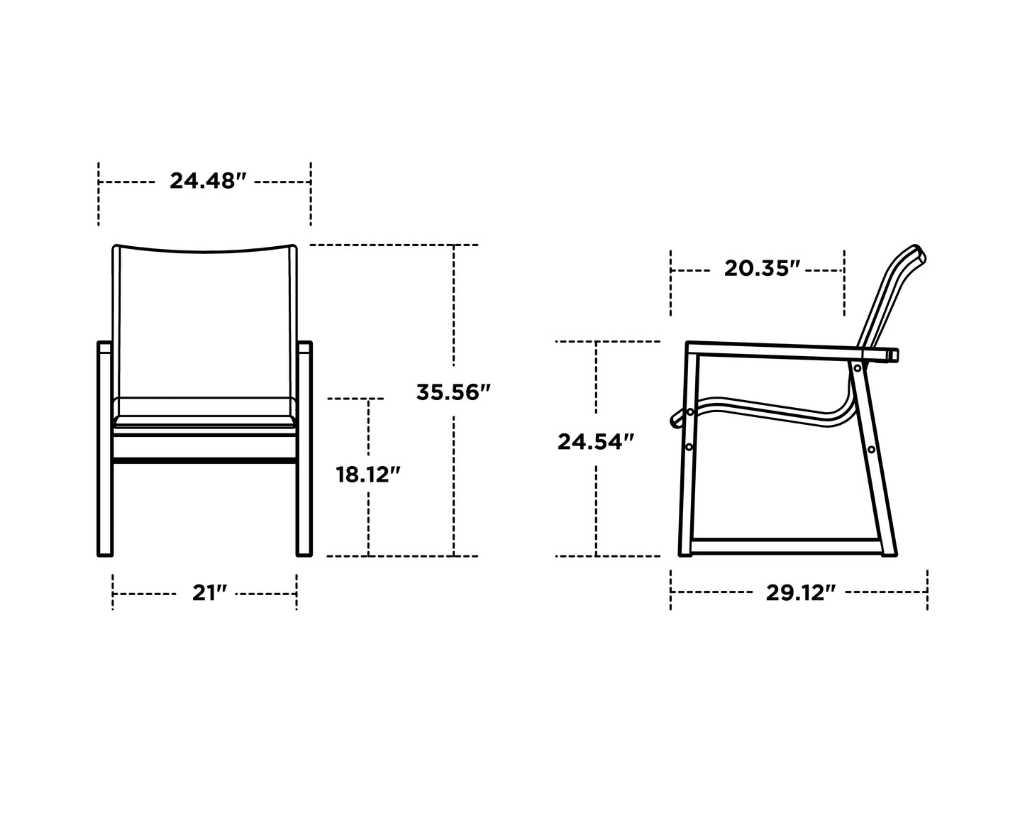 EDGE Woven 3-Piece Lounge Chair Seating Set