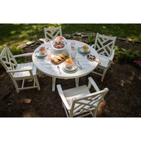 Nautical Trestle 48" Round Dining Table