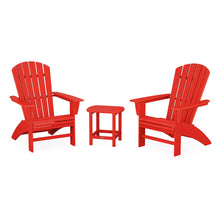 Load image into Gallery viewer, Nautical 3-Piece Curveback Adirondack Set