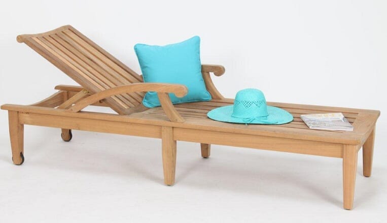 King's Chaise with Arms (5 Positions) & Wheels