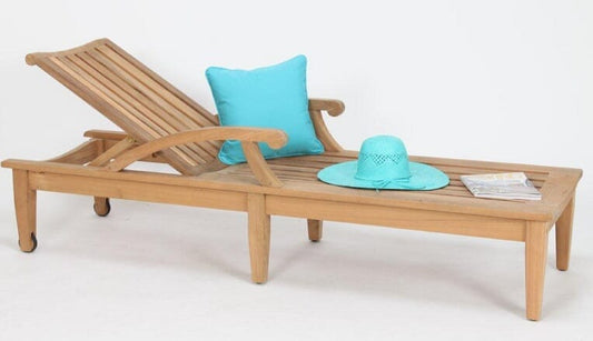 King's Chaise with Arms (5 Positions) & Wheels