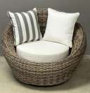 Sherena Lounge Club Armchair, Swivel