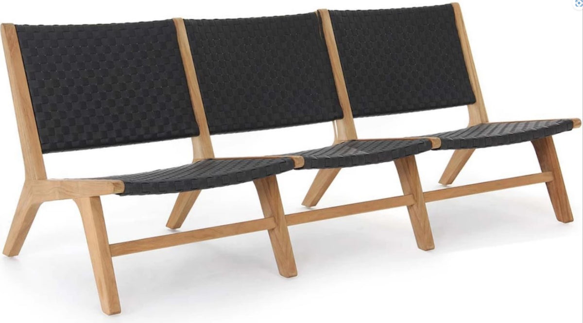 Hagen Sofa with teak arms